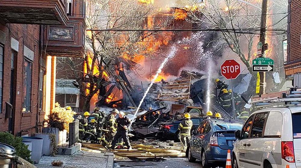 natural gas leak leads to exlposion