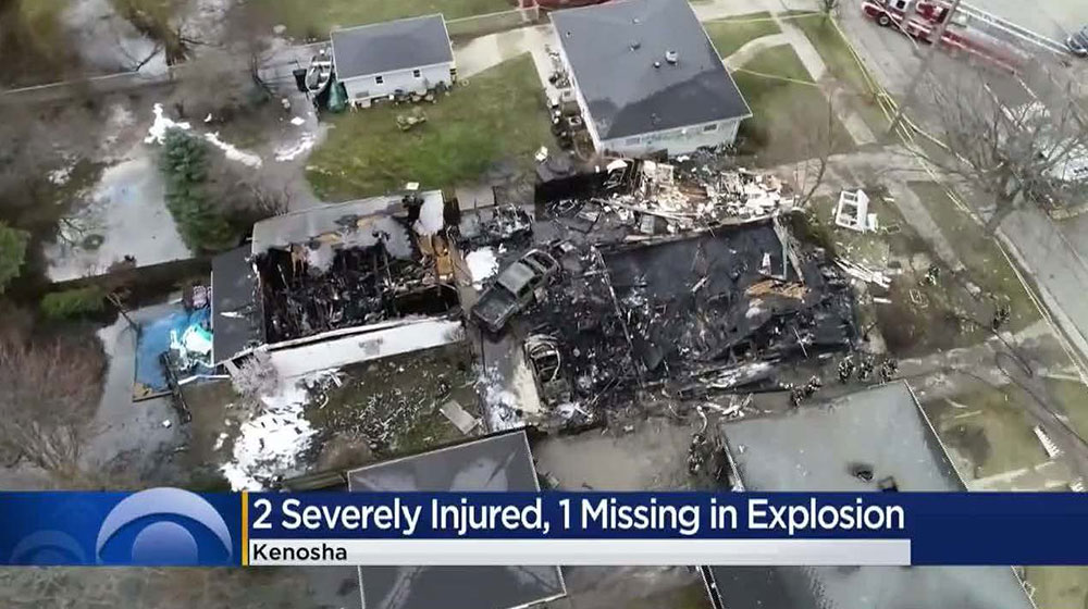 home gas leak explosion